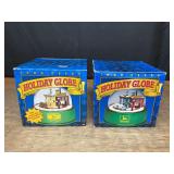 (2) John Deere Holiday Globes NIB Ertl