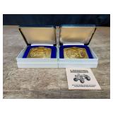 (2) John Deere Belt Buckles