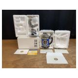 (2) Harley-Davidson Heritage Springer Pocket Watch + Stein Franklin Mint