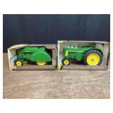 (2) 1/16 John Deere 60 + 820 NIB Ertl