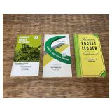 (3) John Deere Pocket Ledgers