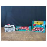 (4) Coca-Cola Trucks NIB