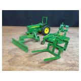 (4) John Deere 950 + Implements Ertl