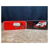 (2) Texaco Truck Banks NIB Ertl
