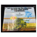 John Deere Combine Poster