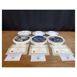 (3) Harley-Davidson Plates Franklin Mint