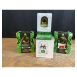 (4) John Deere Snow Globes NIB