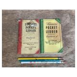 (5) John Deere Pocket Ledgers + Pencils
