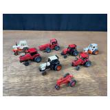 (8) 1/64 IH, Case, Case-IH Tractors