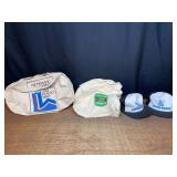 (4) John Deere Olympic Hats + Bags