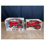 (2) 1/16 Farmall Super M-TA + H NIB Ertl