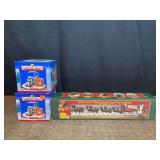 (3) Anheuser-Busch Ornaments + Budweiser Clydesdale NIB Ertl