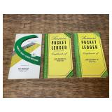 (3) John Deere Pocket Ledgers