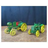 (2) 1/16 John Deere Waterloo Boy + BR Ertl