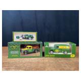 (3) John Deere Trucks + Car NIB