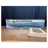 (2) USS Enterprise Model Kit + Viking Ship Model Kit