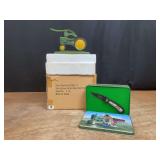 (2) John Deere Nut Cracker + Pocket Knife NIB