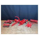 (4) 1/16 IH + Case-IH Implements Ertl