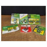 (6) 1/64 John Deere + Bush Hog