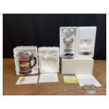 (2) Harley-Davidson Ultimate Chopper Pocket Watch + Stein Franklin Mint