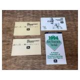 (4) John Deere Farm Management Notebooks