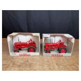 (2) 1/16 Farmall Super A + IH 140 NIB Ertl
