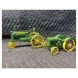 (2) 1/16 John Deere Model A + John Deere Model D Ertl