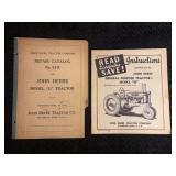 (2) John Deere Model G Repair Catalog and DIR  Manual