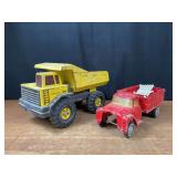 (2) International Harvester Loadstar + Tonka Dump Truck