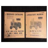 (2) Minneapolis Moline G-707 and G-708 Repair Catalog and Operator’s Manual