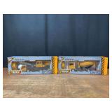 (2) Crane + Cement Mixer RC Trucks NIB
