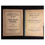 (2) John Deere Hit and Miss Engine Repairs Catalogs