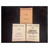 (3) Minneapolis Moline Baler, Grain Drill, and Field Cultivator Repair Catalogs