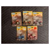 (5) 1/64 Farm Machinery Of The World Tractors Ertl