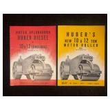 (2) Huber New 10 & 20 Ton Motor Roller United States and Foreign Bulletins