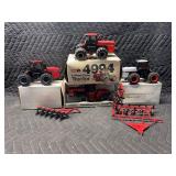 (6) 1/32 Case International 4WDs + Chisel Plow + Moldboard Plow