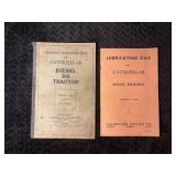 (2) Caterpillar D6 Diesel Operator’s Instruction Book + Lubricating Oils for Caterpillar Engines Book