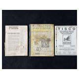 (3) Tractor Books + Catalog
