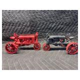(2) 1/16 Farmall Regular + Farmall F-Series Tractor SM