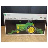 1/16 John Deere 720 w/Loader + Blade Precision NIB Ertl