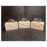 (3) 1/43 Pewter Farmall F-20, M, and 1206 SC