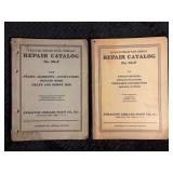 (2) Syracuse Chilled Plow Company Repair Catalogs
