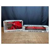 (2) 1/16 Case-IH Rotary Hoe + Mixer NIB Ertl