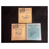 (3) John Deere No.11A and No.12A Combine and Belt Pickup Service and DIR Manuals