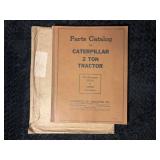 Caterpillar 2 Ton Parts Catalog with Original Sleeve