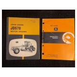 (2) John Deere 570 Road Grader Parts List and 482C Forklift Operator’s Manual