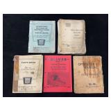 (5) Oliver + MM Manuals