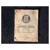 International Harvester “06” and “56” Series IT Manual