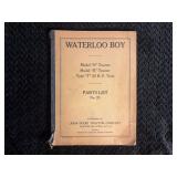 Waterloo Boy Model N and R Parts List