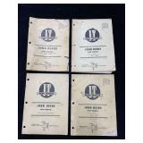 (4) John Deere I&T Manuals